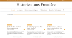 Desktop Screenshot of historien-sans-frontiere.com