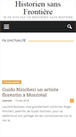 Mobile Screenshot of historien-sans-frontiere.com